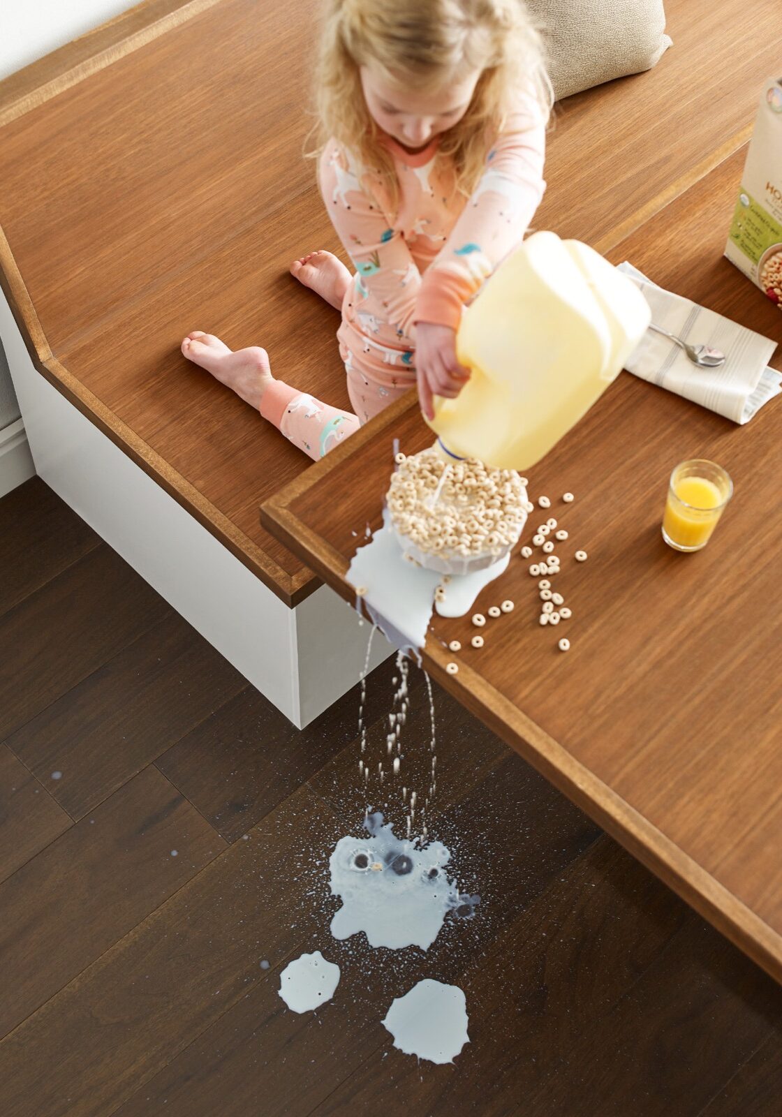 Milk spill cleaning | Floor to Ceiling Hayward